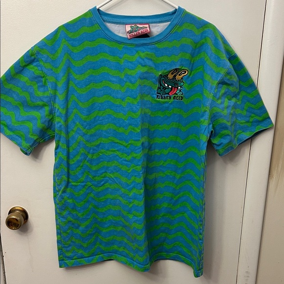 Killer Acid Blue and Green T-Shirt XL Like New - Picture 1 of 4